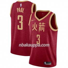 Houston Rockets Chris Paul 3 2018-19 Nike City Edition Punainen Pelipaidat Swingman - Miesten